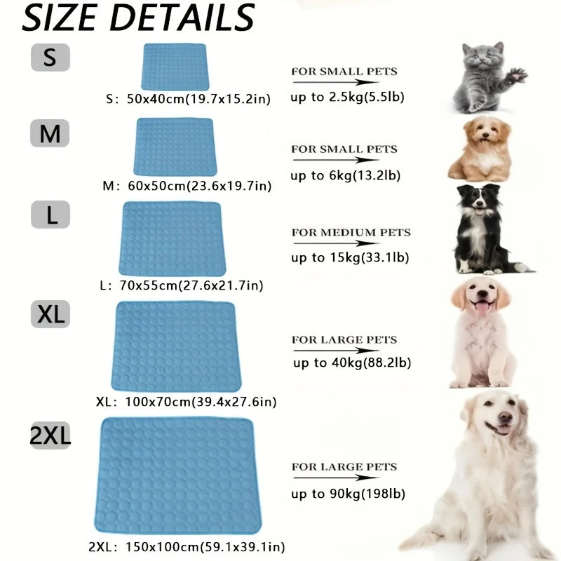 Tapis rafraichissant pour chien