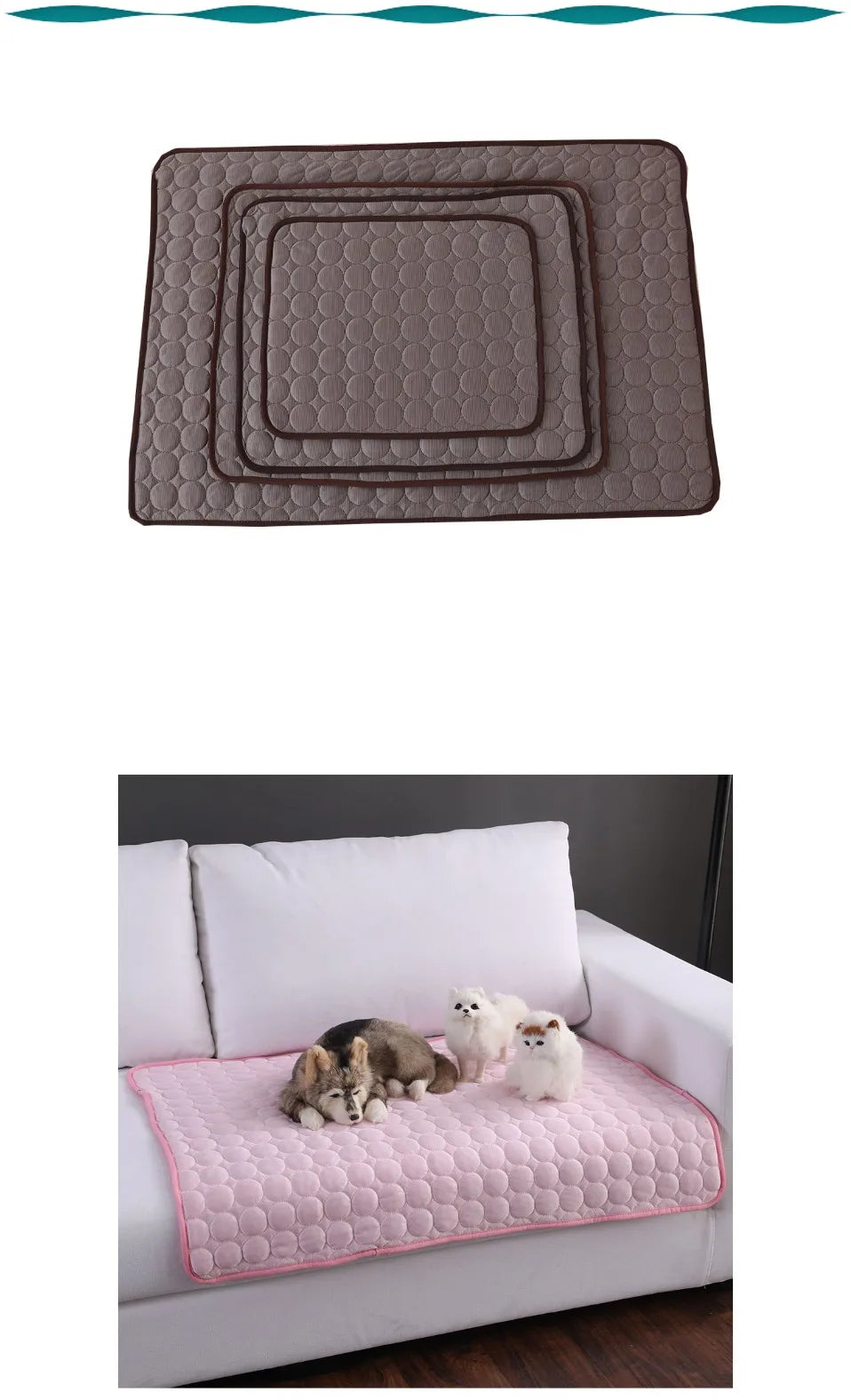 Tapis rafraichissant pour chien